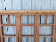 Ventana De Madera Cedro Con Marco Cod.12479 Chapasusadas - tienda online