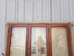 Ventanas Madera Cedro Con Celosias Cod.12805 Chapasusadas - tienda online
