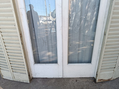 Puertas De Madera Cedro Con Celosías Cod.12000 Chapasusadas - Aberturas Recicladas