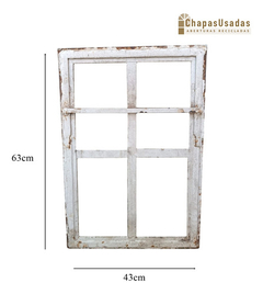 Antigua Ventana De Hierro Pivotante Cod.12623 Chapasusadas - comprar online