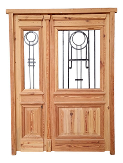 Puerta Frente Madera Antigua Pinotea Cod.12271 Chapasusadas en internet