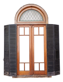 Ventanas De Madera Cedro Con Celosias Cod.12611 Chapasusadas en internet