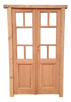 Puerta Griega De Madera Antigua Cedro Cod.12462 Chapasusadas en internet
