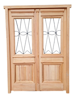 Puerta De Frente De Madera Antigua Cod.12607 Chapasusadas en internet