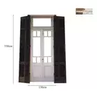 Puertas De Madera Cedro Con Celosías Cod.11632 Chapasusadas - comprar online
