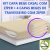 Kit Capa Colchão Casal Com Zíper + 4 Capas para Travesseiro Com Zíper - Bege