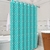Cortina de Box 3D Com Ilhós - Diversos Modelos Azul Tiffany Translúcida