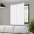 Cortina Blecaute Blackout Dupla Face Branca Corta Luz Branca com Alça - 140x140cm