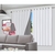 Cortina Blecaute para Quarto ou Sala c/ Voil Corta luz 100% PVC 280x180cm Com Ilhós para Varão - BD Utility Home