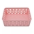 Cesto Caixa Organizadora Multiuso Rattan Armário Cozinha Despensa Banheiro Livros Pequena 19 x13,8 x 6,5cm - loja online
