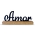 Imagem do Palavras decorativas - Enfeite MDF - Amor Fé #Amor - 19.7cm x 3.8cm x 10.8cm