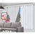 Cortina Blecaute para Quarto ou Sala com Voil Corta luz 100% PVC 280x160cm Com Ilhós para Varão - BD Utility Home