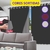 Cortina Blecaute para Quarto ou Sala com Voil Corta luz 100% PVC 280x160cm Com Ilhós para Varão
