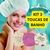 Kit 3 Touca de Banho com Elástico Prova d'Água Reutilizável Estampas Sortidas
