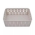 Cesto Caixa Organizadora Multiuso Rattan Armário Cozinha Despensa Banheiro Livros Pequena 19 x13,8 x 6,5cm - BD Utility Home