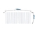 Cortina de Pia Cozinha Branca 100% PVC Antimofo 138x80cm - comprar online