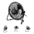 Mini Ventilador de Mesa Regulável USB com 4 Pás de Metal Portátil Silencioso Potente 4 Polegadas