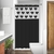 Cortina para Box Banheiro com Visor Coração com Gancho Anti Mofo Resistente Alta Qualidade PVC Várias Cores - BD Utility Home