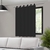 Cortina Blecaute Blackout Dupla Face Preto Corta Luz Branca com Alça - 140x140cm