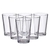 Conjunto Copo de Vidro 200ml Alanya 6 unidades