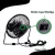 Mini Ventilador de Mesa Regulável USB com 4 Pás de Metal Portátil Silencioso Potente 4 Polegadas - BD Utility Home
