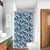 Cortina de Box Estampada Geométrica Com Ilhós
