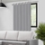 Cortina Blecaute Blackout Película Cinza Corta Luz com Ilhós- 140x140cm