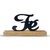 Palavras decorativas - Enfeite MDF - Amor Fé #Amor - 19.7cm x 3.8cm x 10.8cm