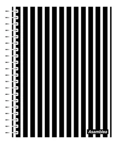 Cuaderno 16x21 B&W Leysa =