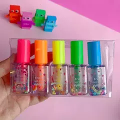 Resaltadores Mini Fluo Esmalte x5