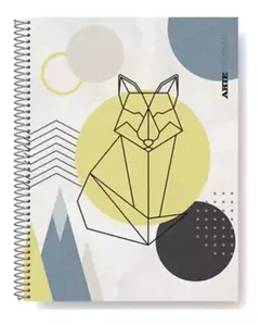 Cuaderno universitario tapa semirigida Arte Minimalist - comprar online