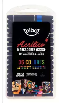 Marcadores Acrilicos Talbot x36 - comprar online