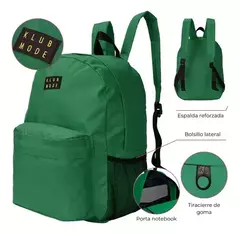 Mochila Skora Klub Mode Verde 17"
