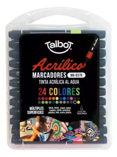 Marcadores Acrilicos Talbot x24 - comprar online