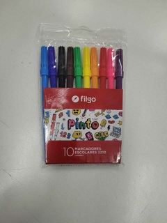 Marcadores escolares Filgo x10