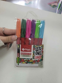 Marcadores Filgo permanentes x6