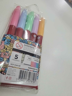 Marcadores Filgo permanentes pastel x5 - comprar online