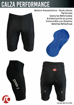 calza ciclismo corta hombre steven c en internet