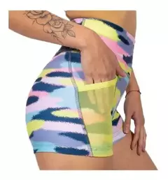 Calza short estampada mujer yazuka - comprar online