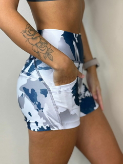 Calza short estampada mujer yazuka - comprar online