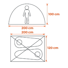 CARPA ATENAS PRO 2 PERS - k2extreme
