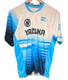 Jersey ciclista ESTAMPADO s/cierre completo Hombre