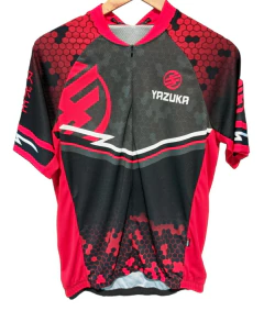 Jersey ciclista ESTAMPADO s/cierre completo Hombre