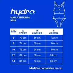 Malla HYDRO BLOQUI JUNIOR - tienda online