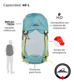 Mochila Cyclone 40 Lts montagne