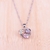 Conjunto brinco anel e colar para mulheres / Prata