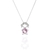 Colar filha em prata 925 com zircônia.