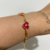 Pulseira corações rosa - comprar online