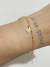 Pulseira corações dourada - comprar online