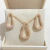 Conjunto elegante cravejado orgânico